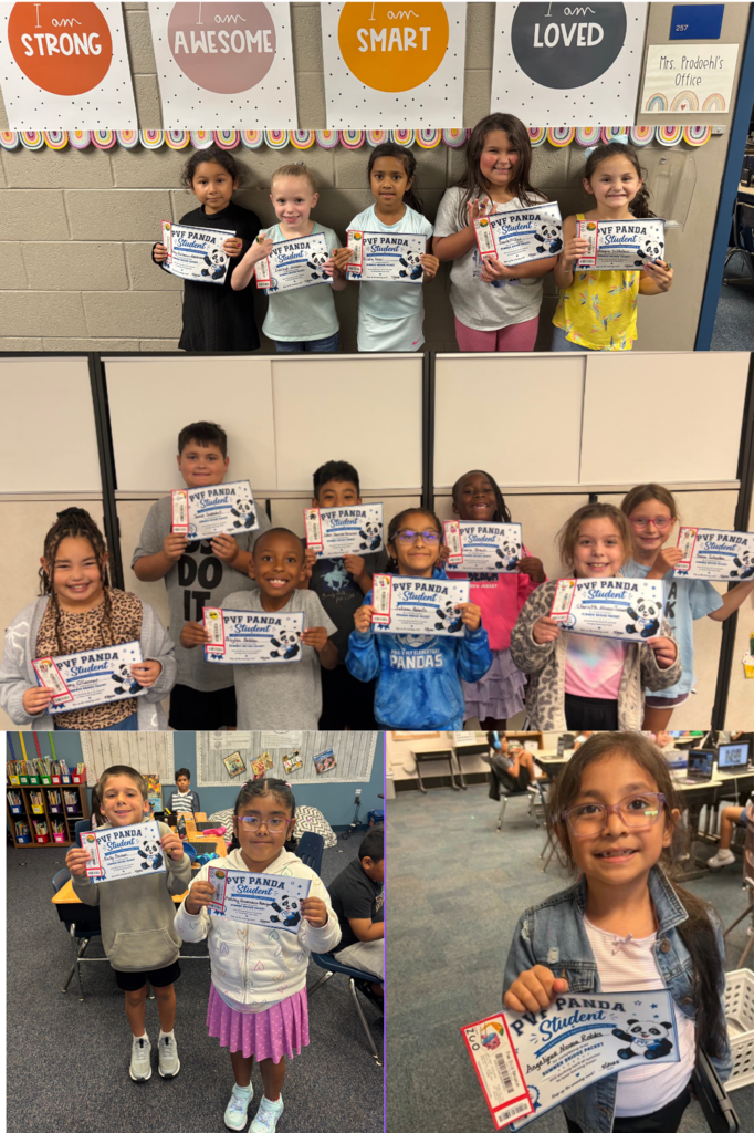Students who completed their summer bridge packets.