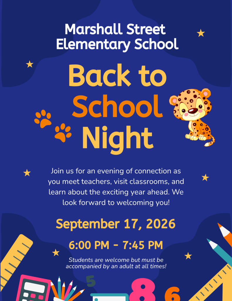 Back to School Night flyer