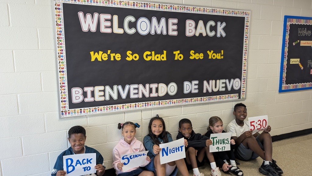 Students inviting parents to back to school night