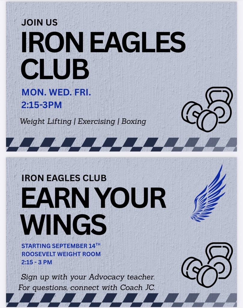 A flyer for the Iron Eagles program