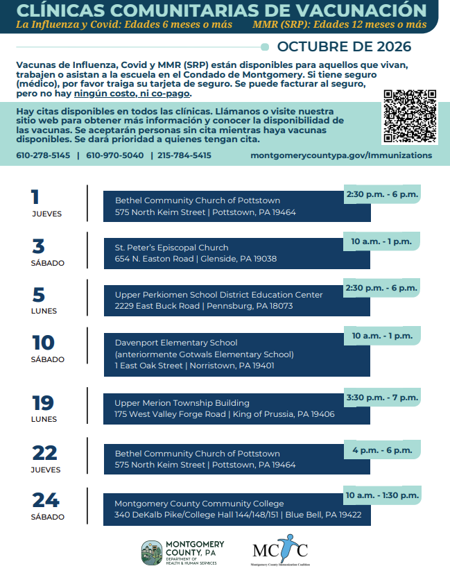 Community Vaccine Clinic Flyer
