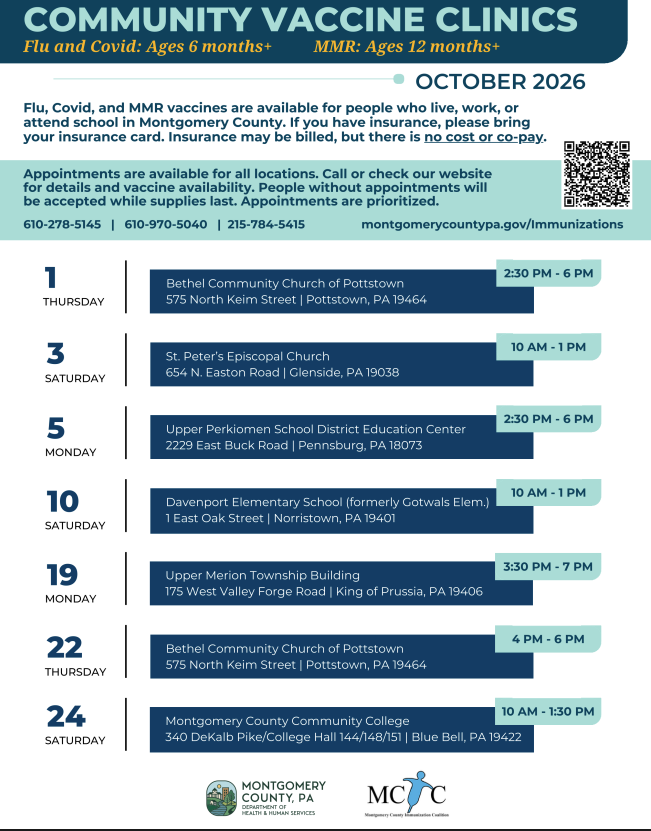 Community Vaccine Clinic Flyer