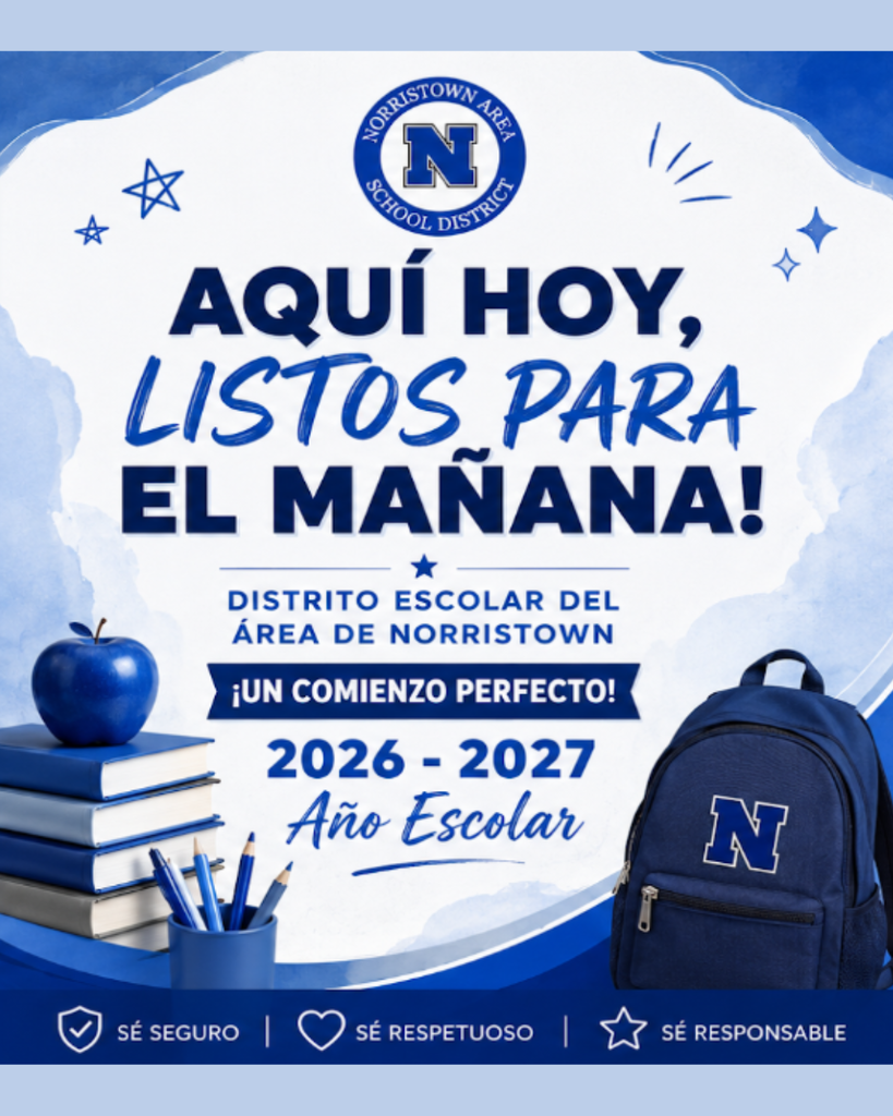 Spanish attendance campaign flyer.