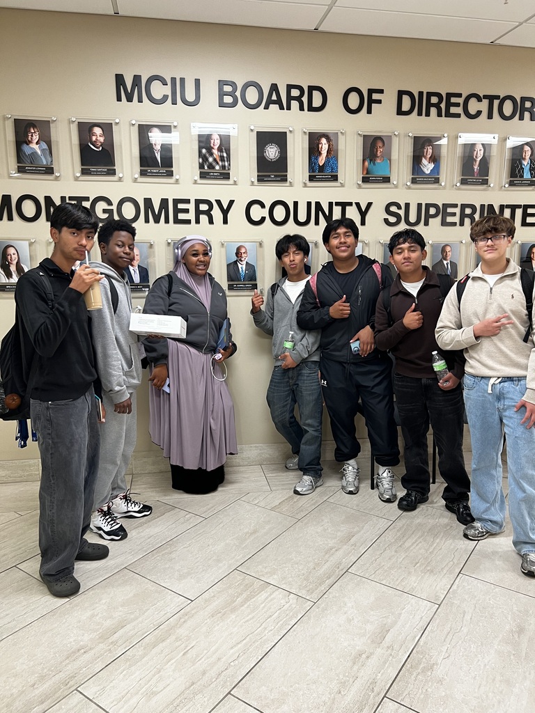 Students are posted with a photo of the superintendent