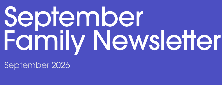 September Fam Newsletter