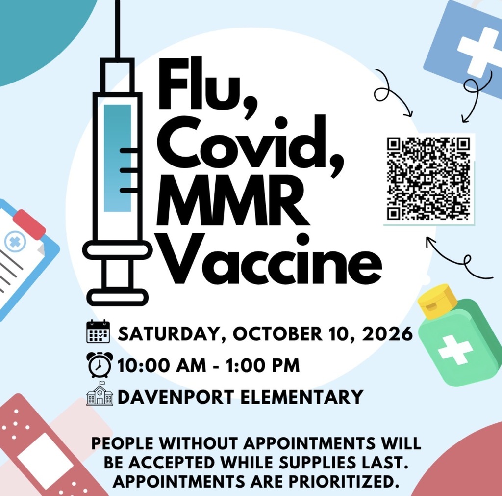Vaccine clinic flyer