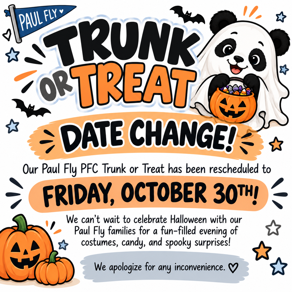 Trunk or treat date change (English)