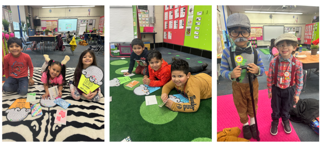 Ms. Whitney's class shares their activities for the 100th day of school!