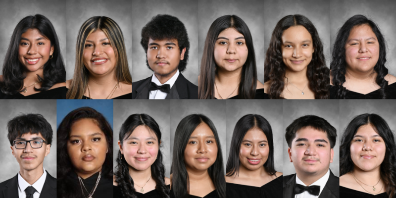 Seal of Biliteracy students, group 1.
