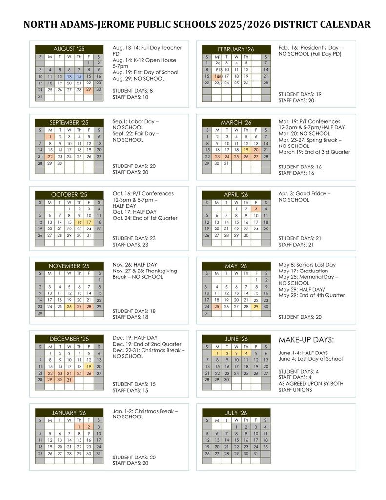 Updated 25.26 Calendar