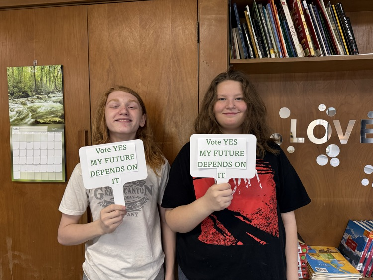 Our students want your YES vote!