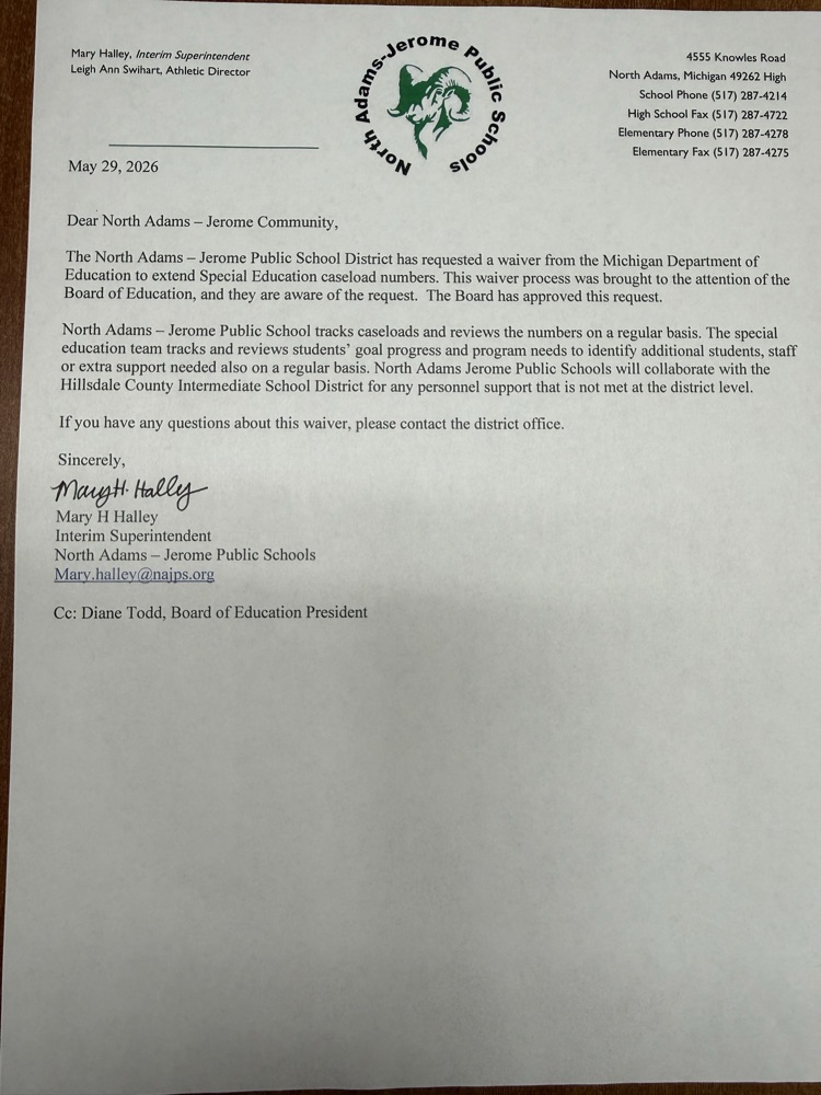 special Education notice