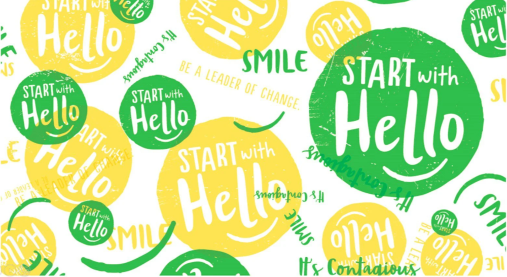 Start With Hello Logo