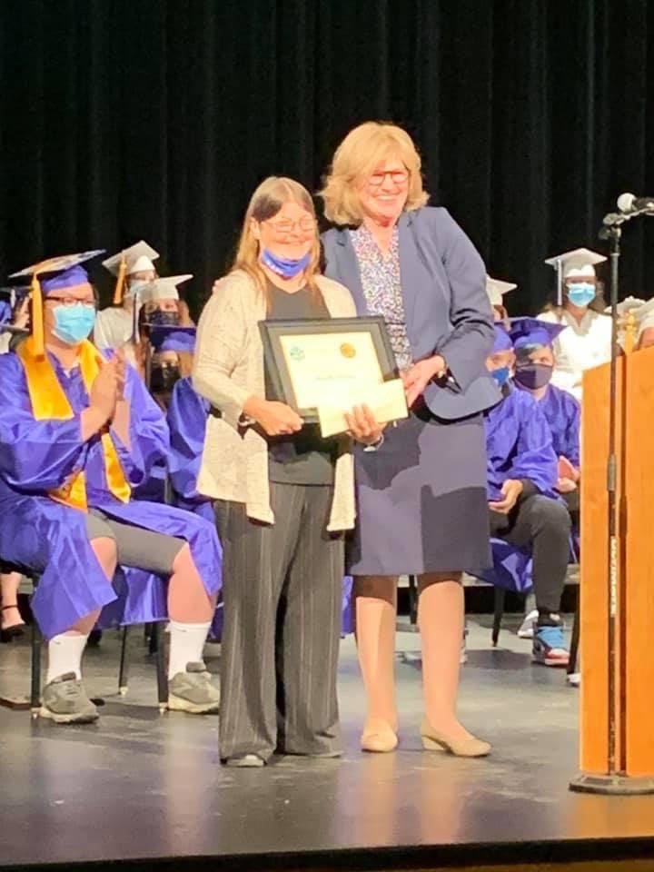 Ms. Darling receives Teacher of the Year