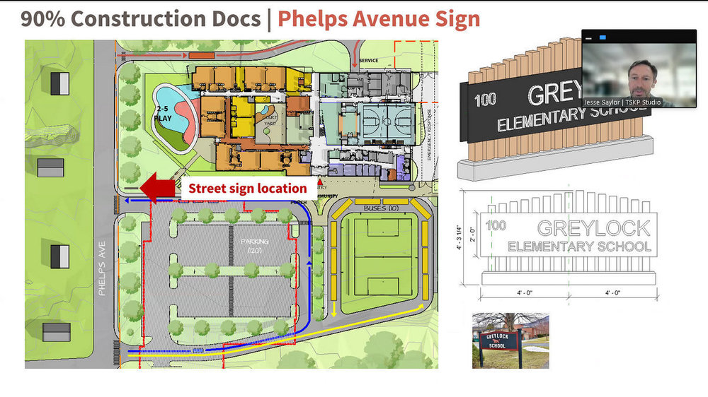 90% Construction Docs - Phelps Avenue Sign