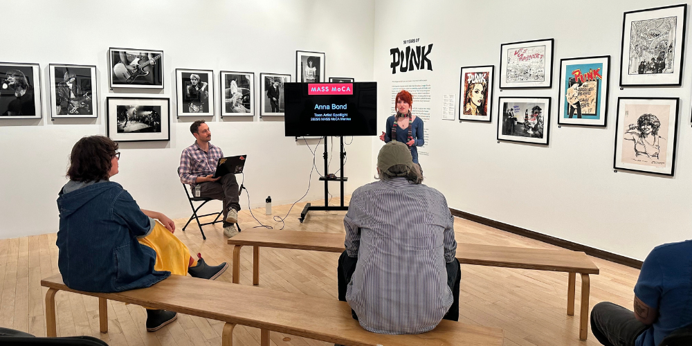 Anna Bond Presenting at MASS MoCA Gathering