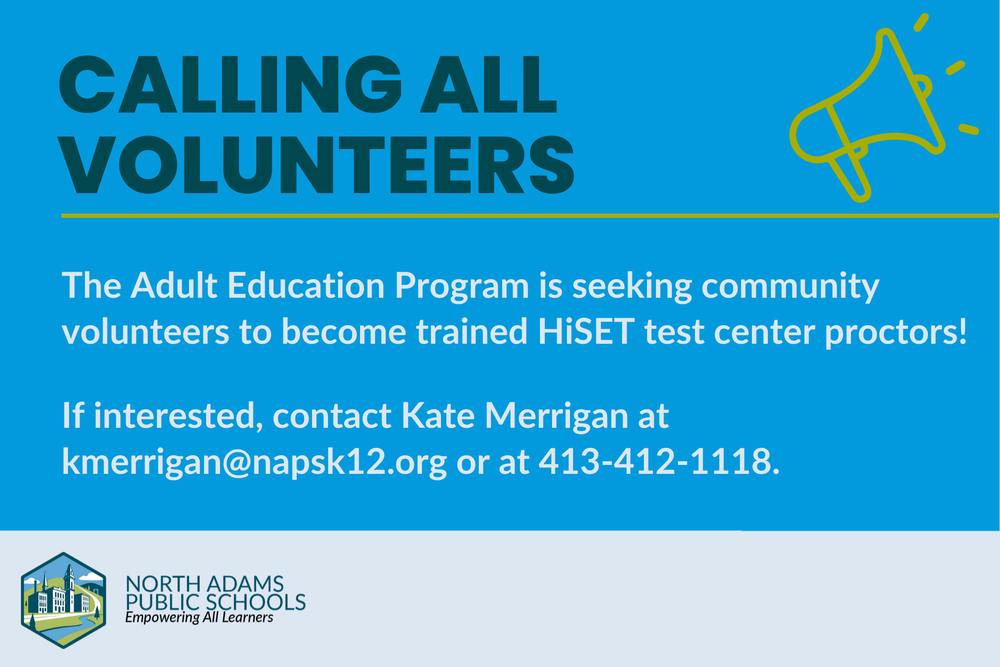 Calling all Volunteers!