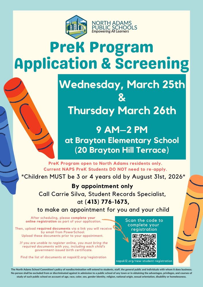 PreK Program Application & Screening