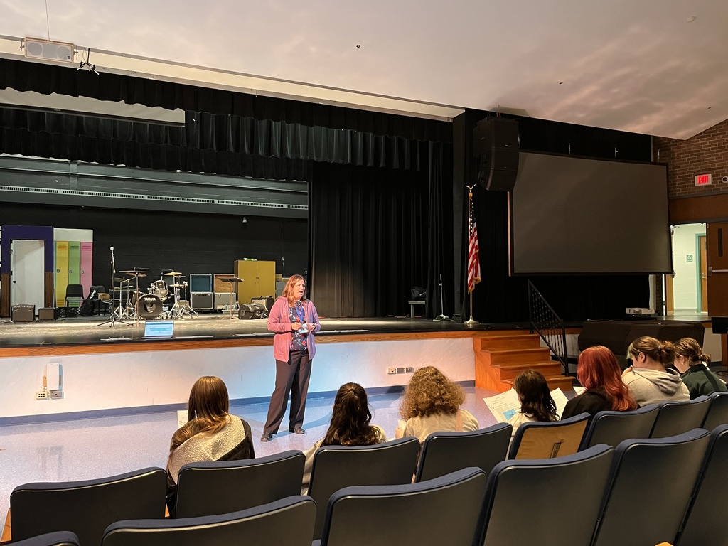 Students in theatre