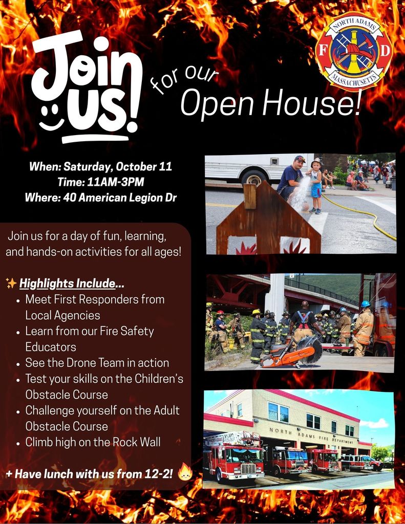 Fire prevention week flyer