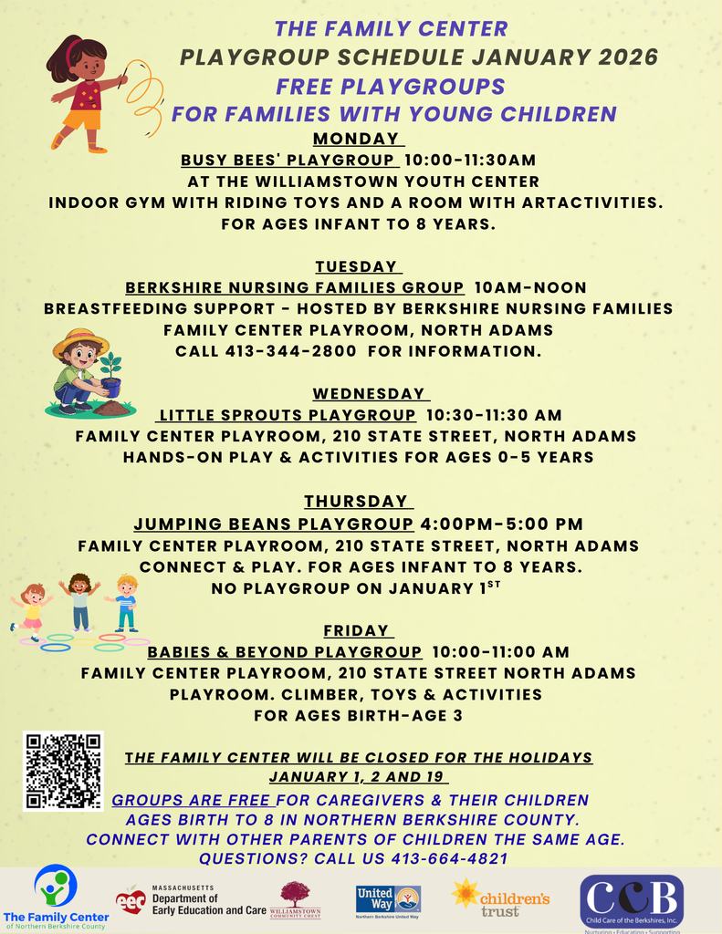 Playgroup schedule