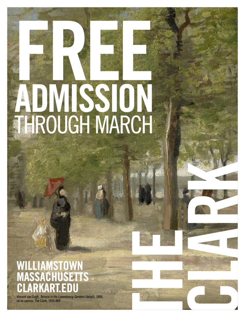 Clark Art flyer free admisison