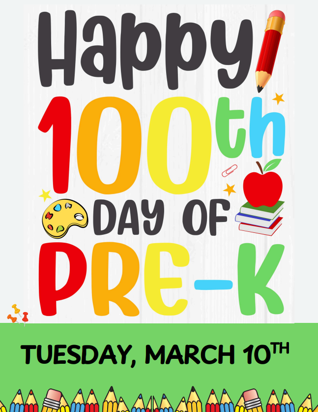 Pk 100 days of school