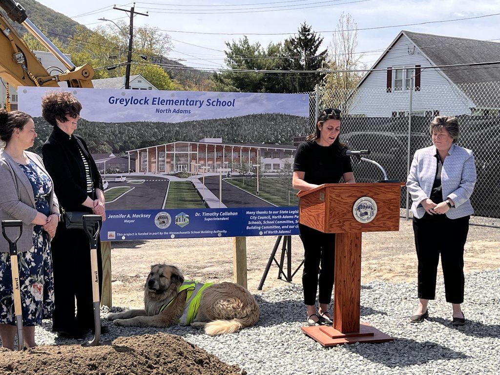 MSBA representative Maria Puopolp shares remarks