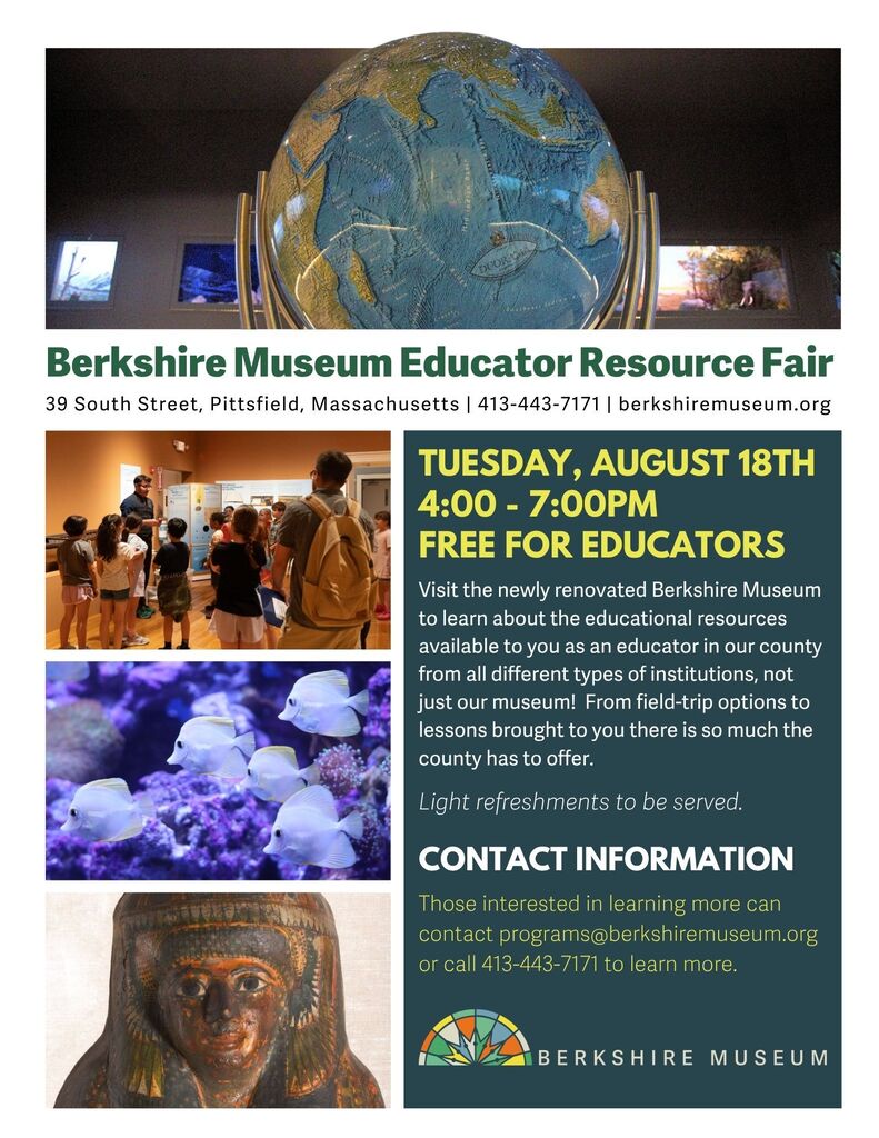 Berkshire Museum Resource Fair Flyer