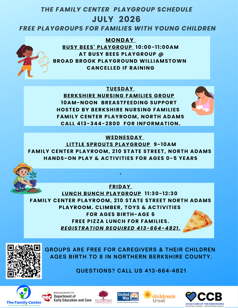 Playgroup Schedule