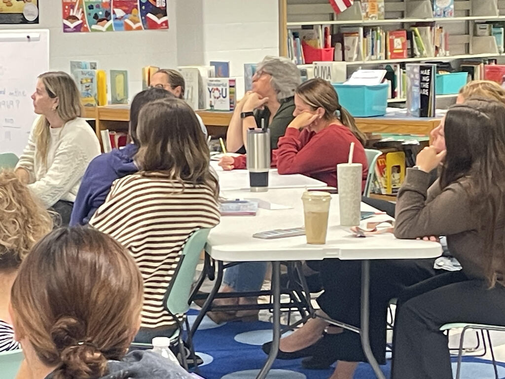 Teachers engaged in PD