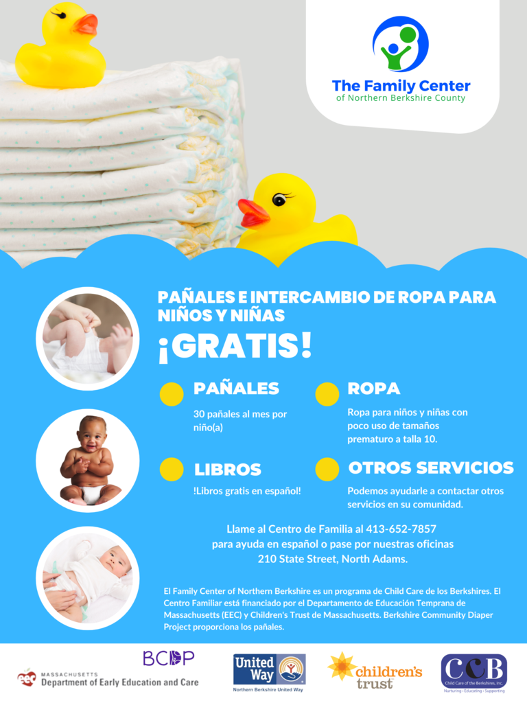 Diapers and children's clothing exchange (spanish)