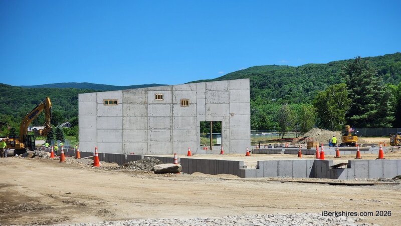 About 90 percent of the foundation and conduit is in place.
