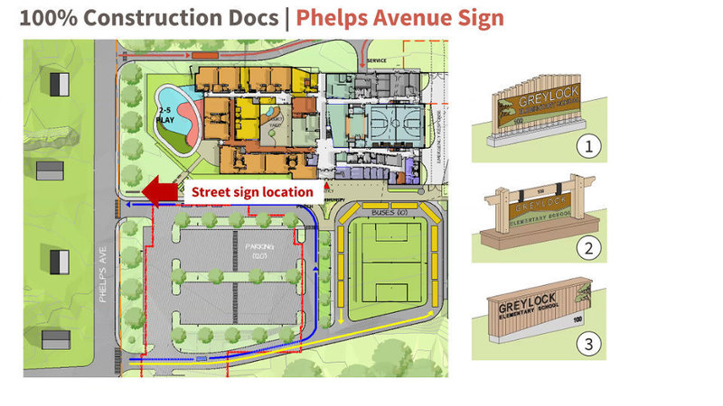 Proposed Phelps Ave Sign