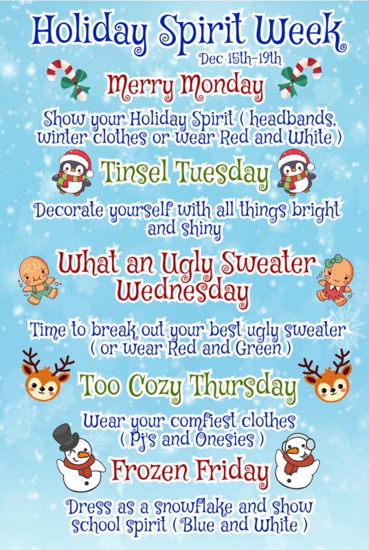 December Spirit Week