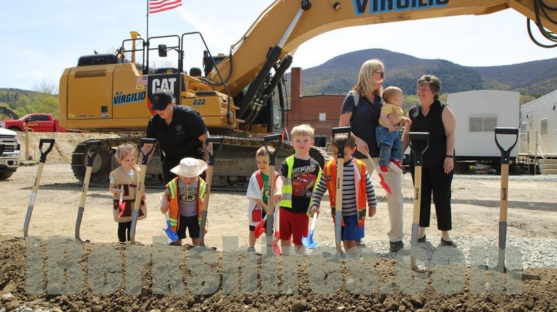 Children at Groundbreaking Ceremony