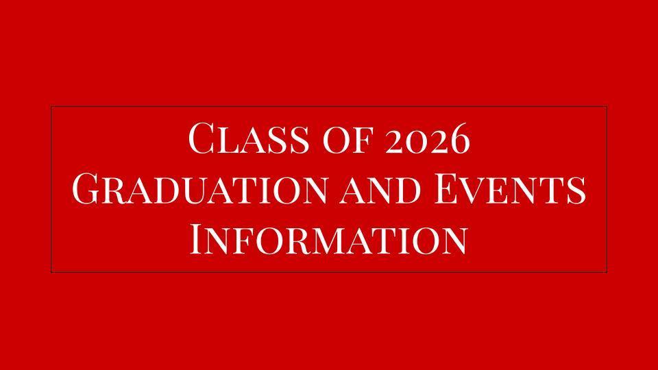 Senior Grad & Events