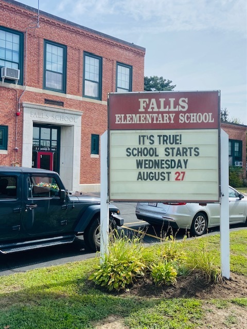 First day of school Wednesday August 27