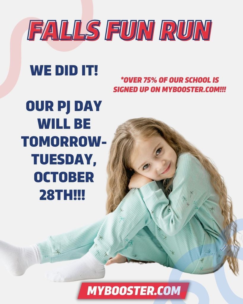 Tuesday is a PJ Day! Thank you for your support!