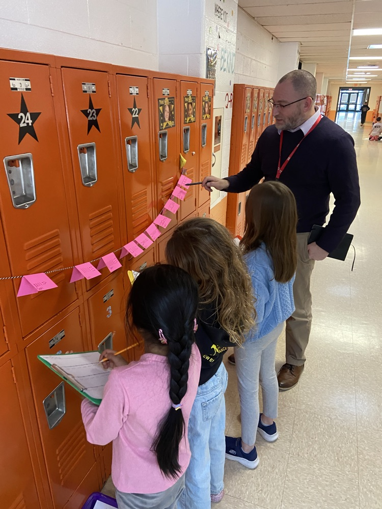 Math Centers clothesline
