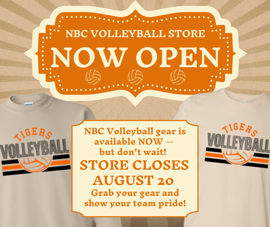 NBC Volleyball Gear Store OPEN