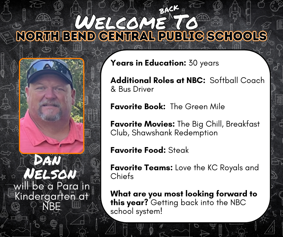 Welcome Back Mr. Nelson