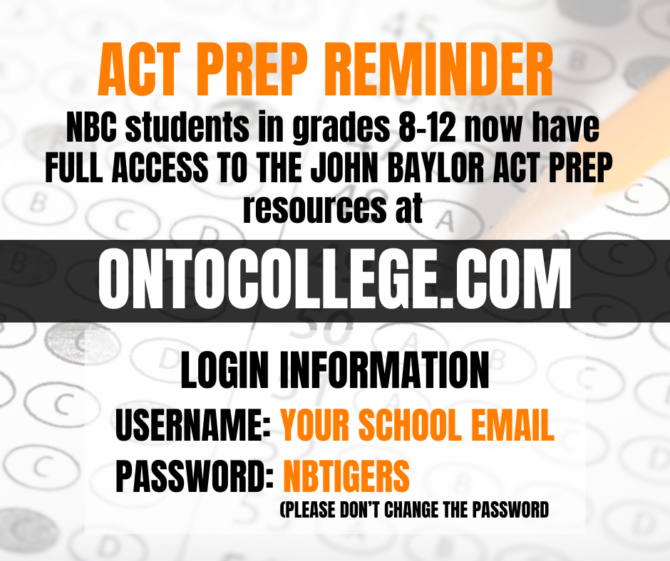 ACT Prep Reminder