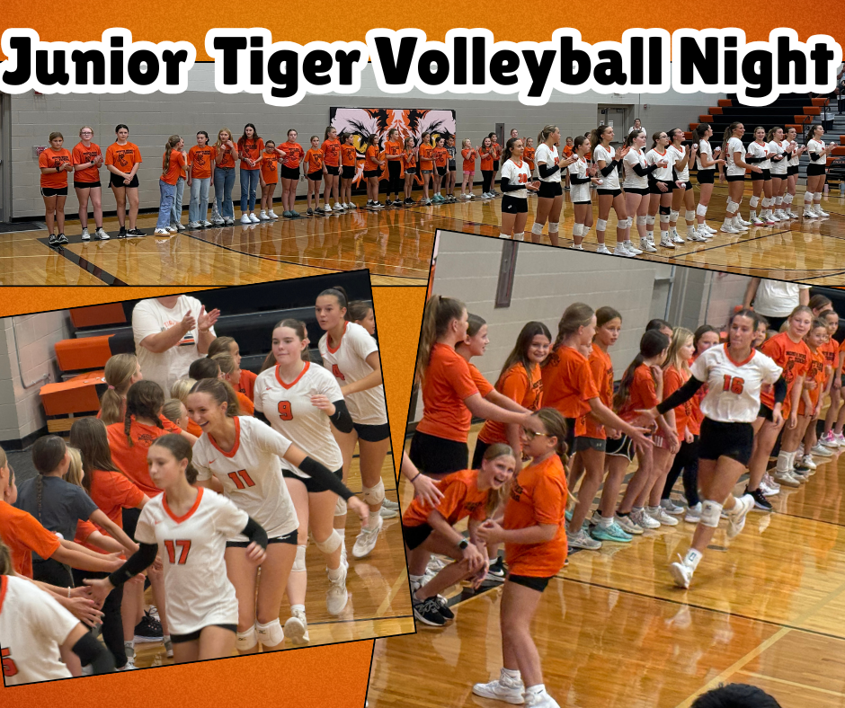 Jr Tiger Volleyball Night