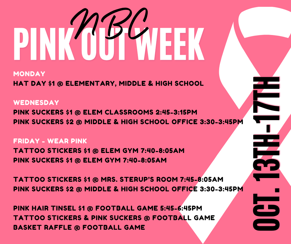 Pink Out Week Next week