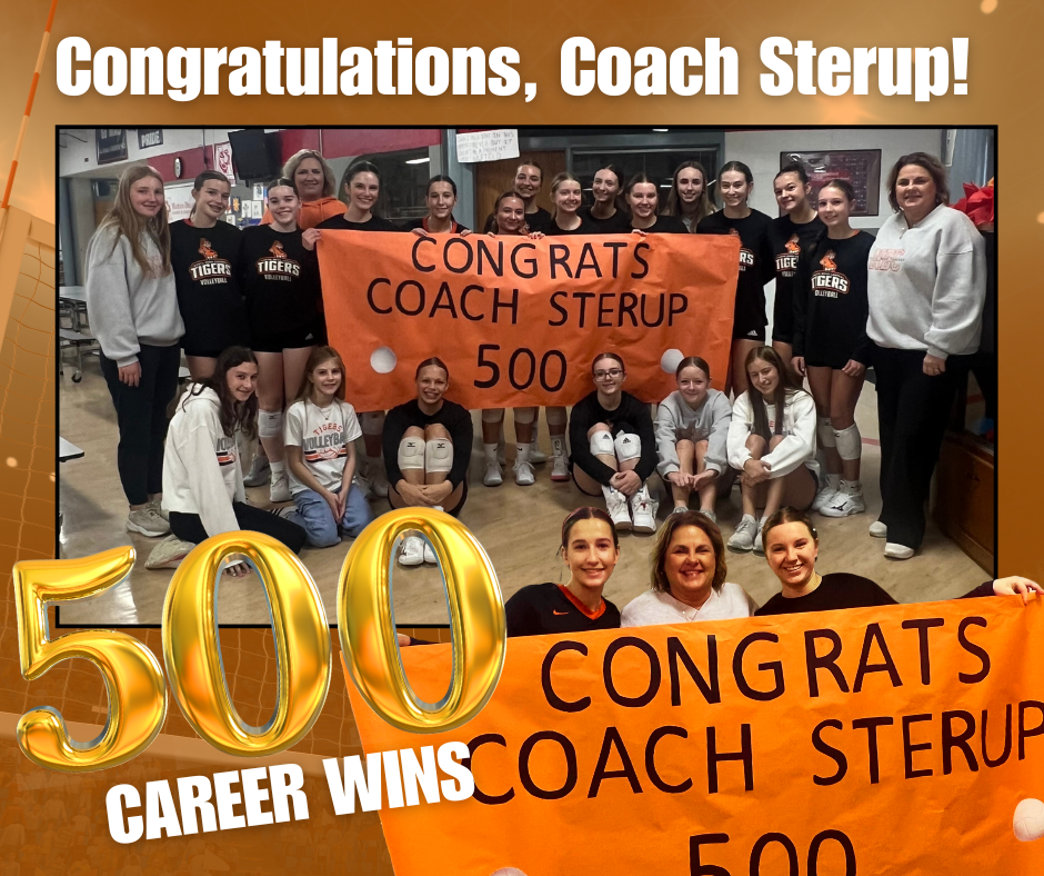 Coach Amy Sterup's 500th Win
