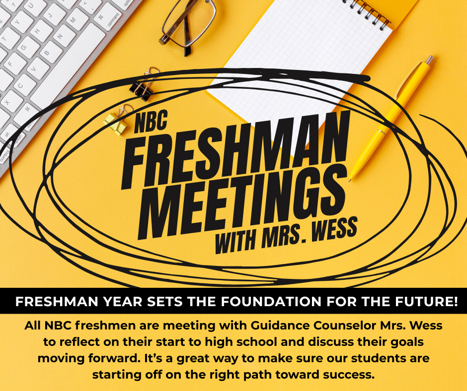 Freshman Meetings Coming Up