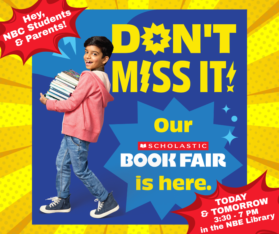 Book Fair Today and Tomorrow