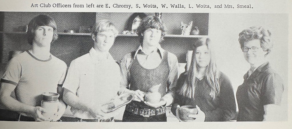 1973 Art Club Officers