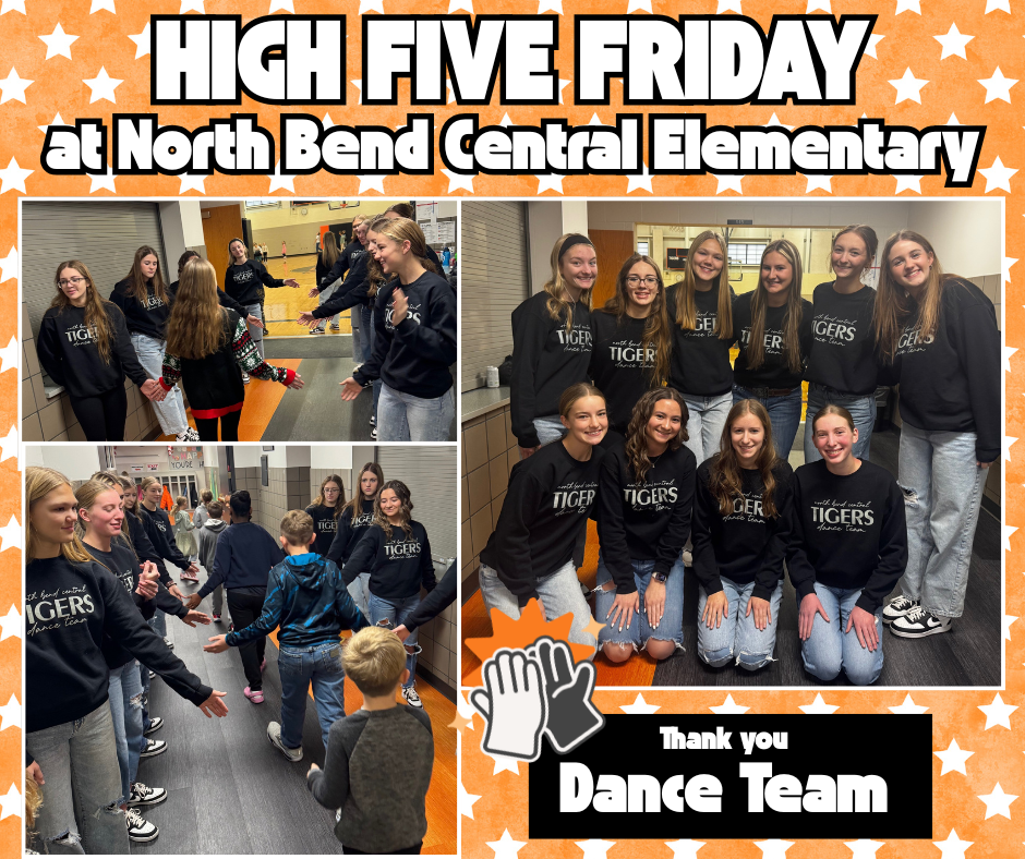 High Five Friday Dance team